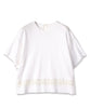 LACE T-SHIRT / レースTシャツ 【納期6月中旬】