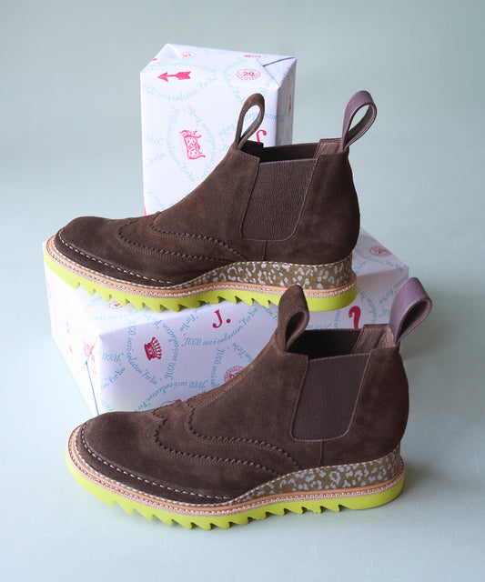 ブラウンポップブーツ