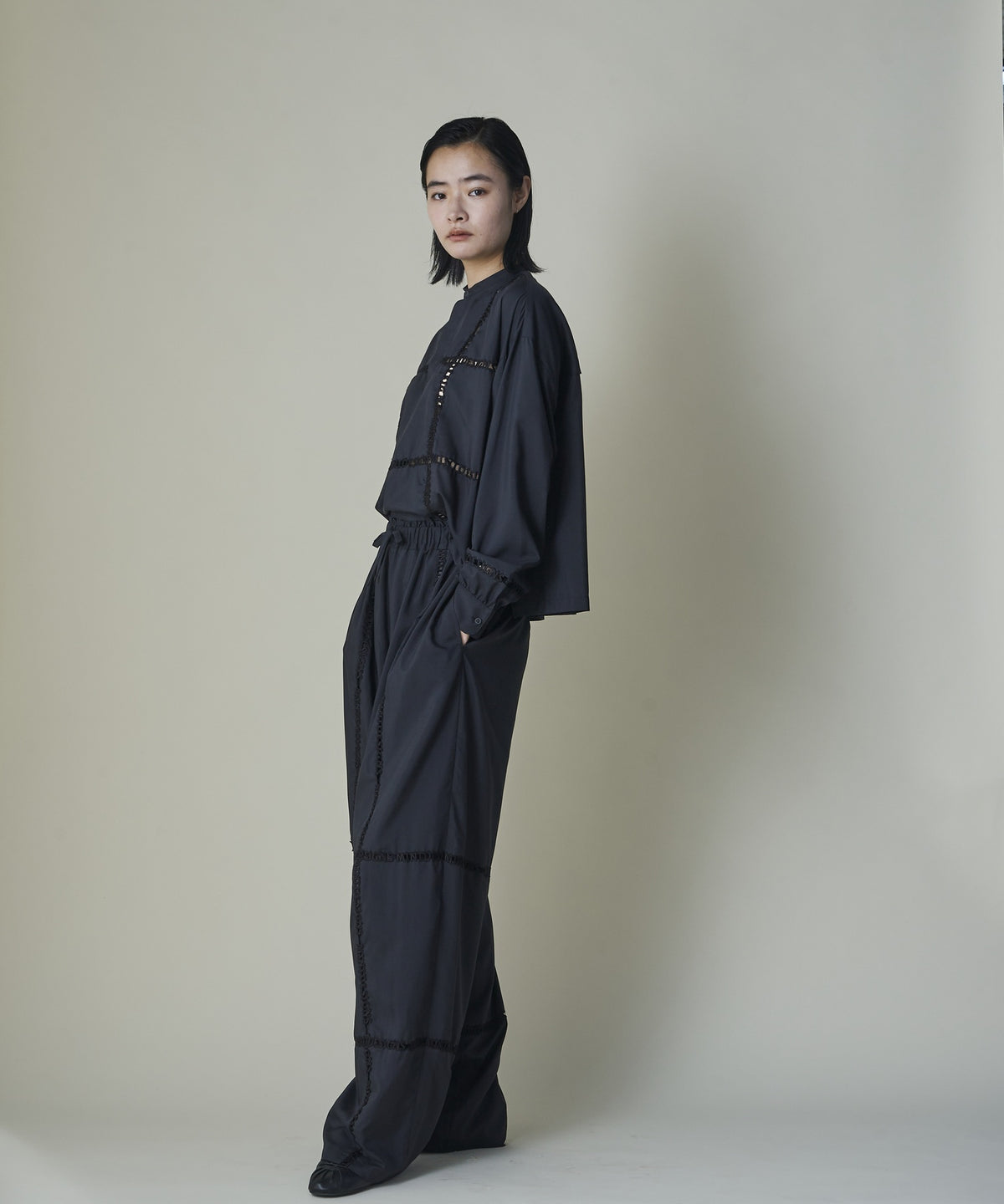 Lace Volume Pants