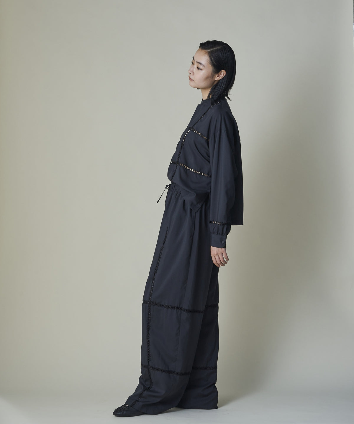 Lace Volume Pants