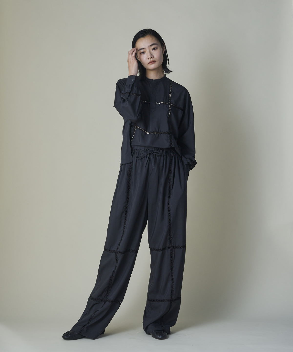Lace Volume Pants