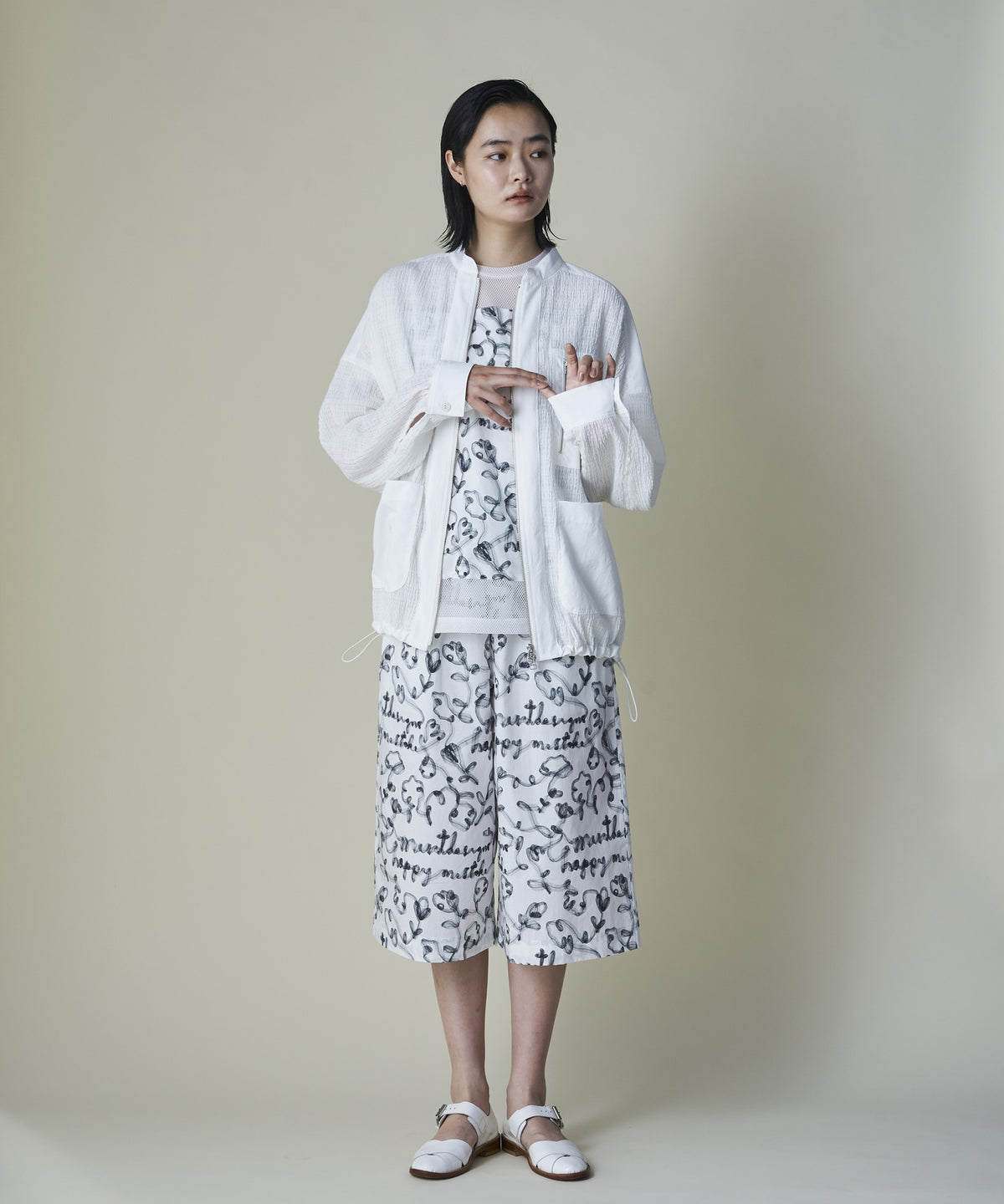Floral Jacquard Vest