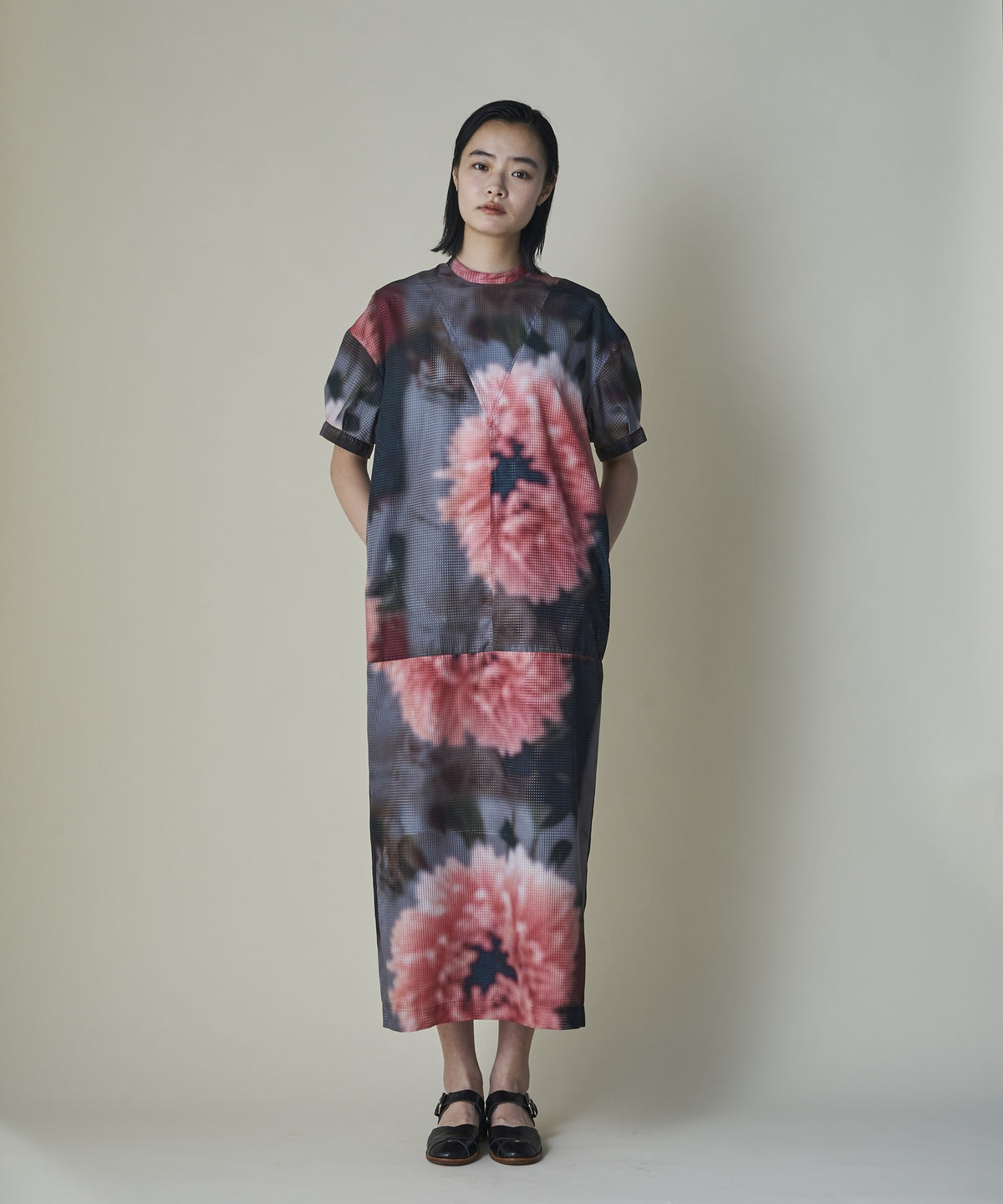 Polaroid Aster High-Neck Dress
