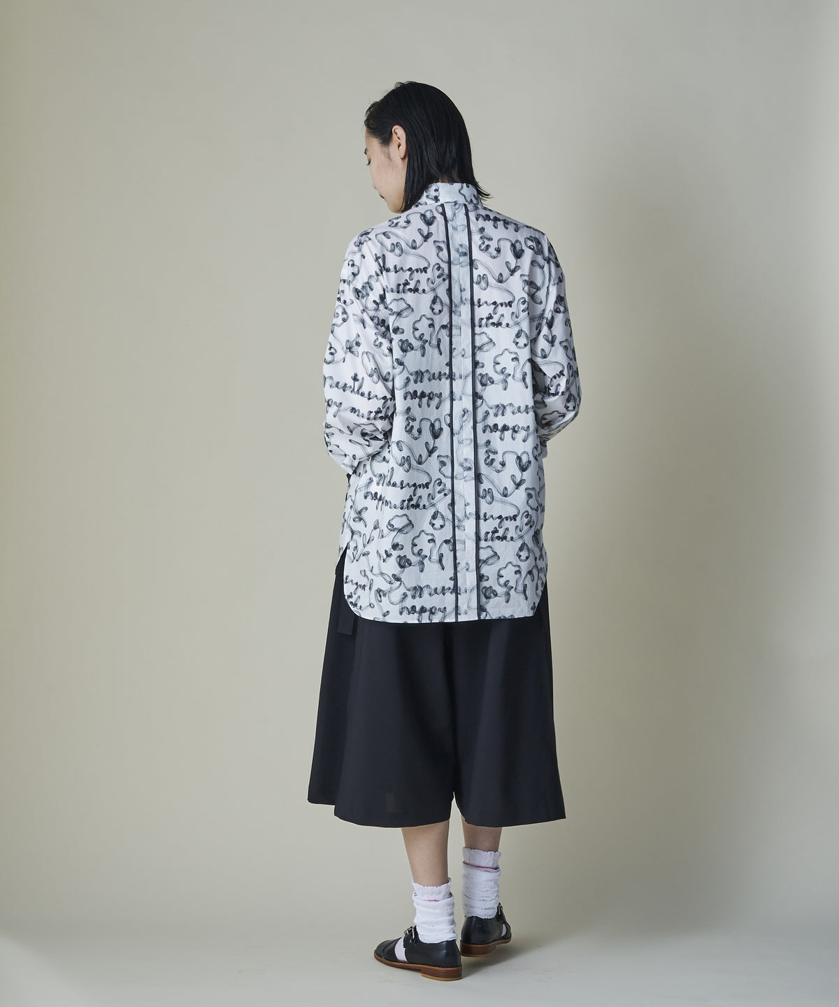 Tulle Ribbon Utility Overshirt