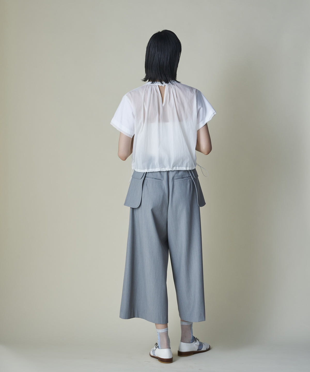 Utility Pocket Midi Pants