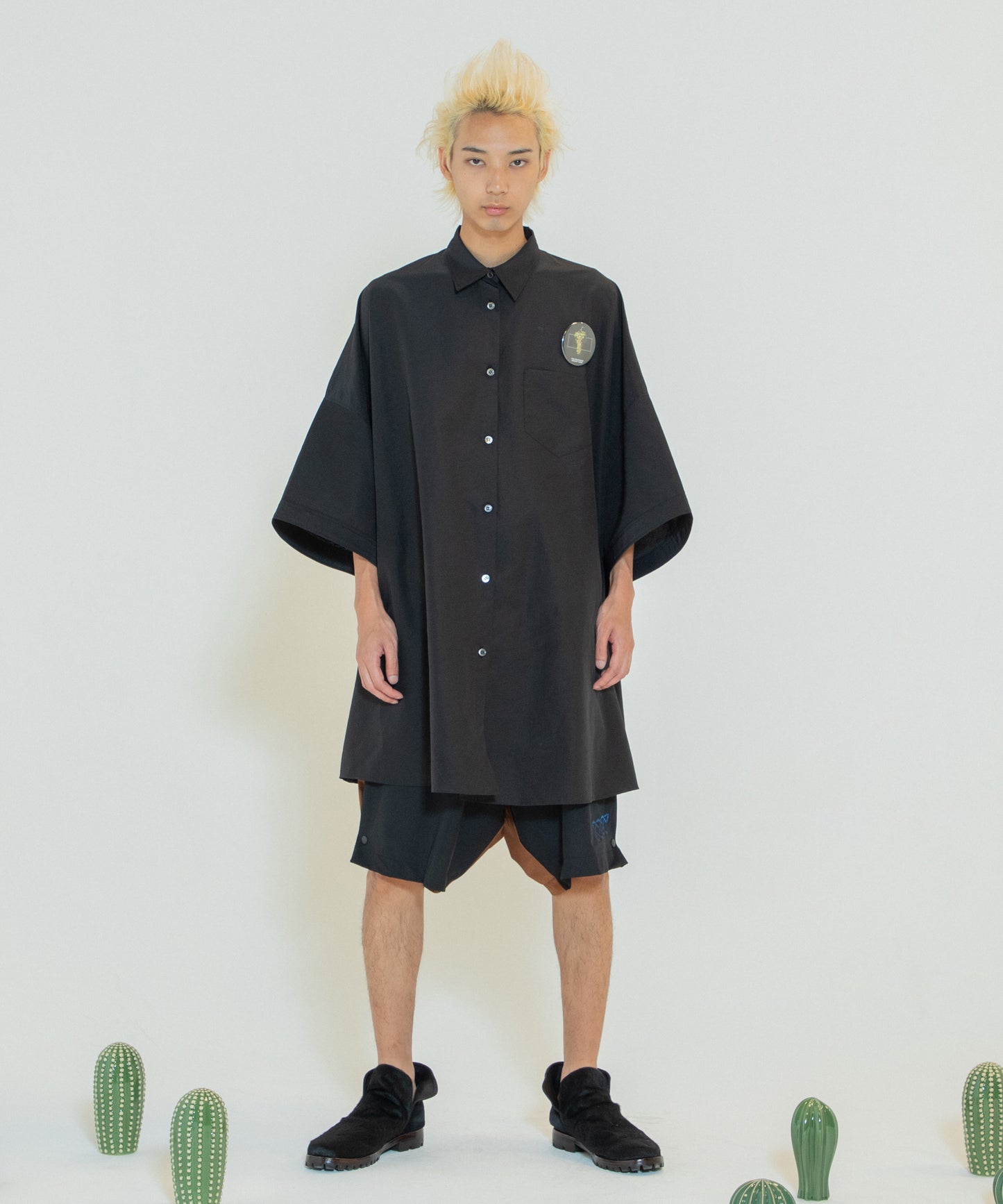 Packable Circle Poncho Shirt