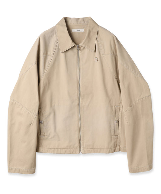 DRAPING CHINO ZIPJACKET