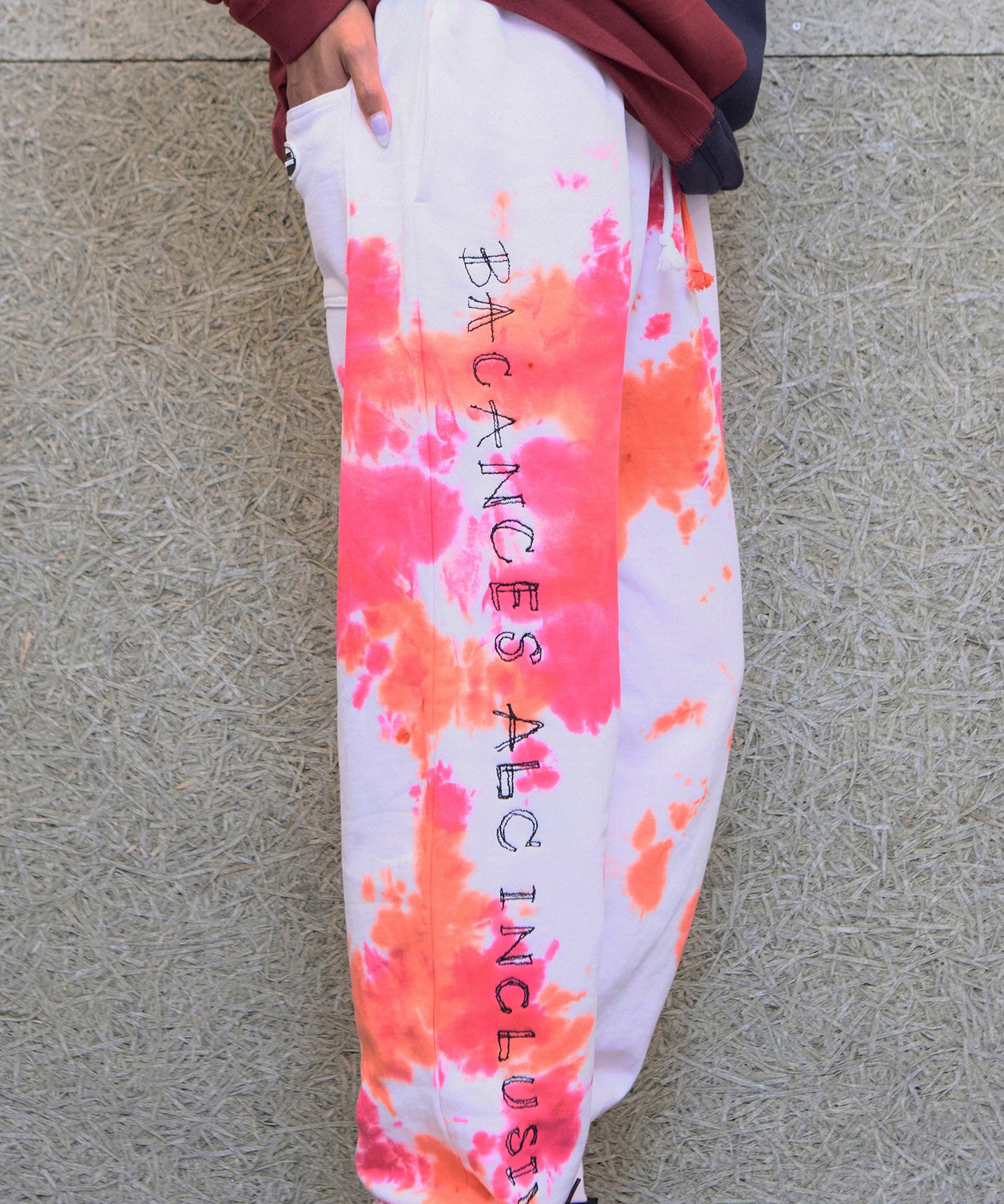 BLC TIE DYE SWEAT PANTS[ALEX LOGO]