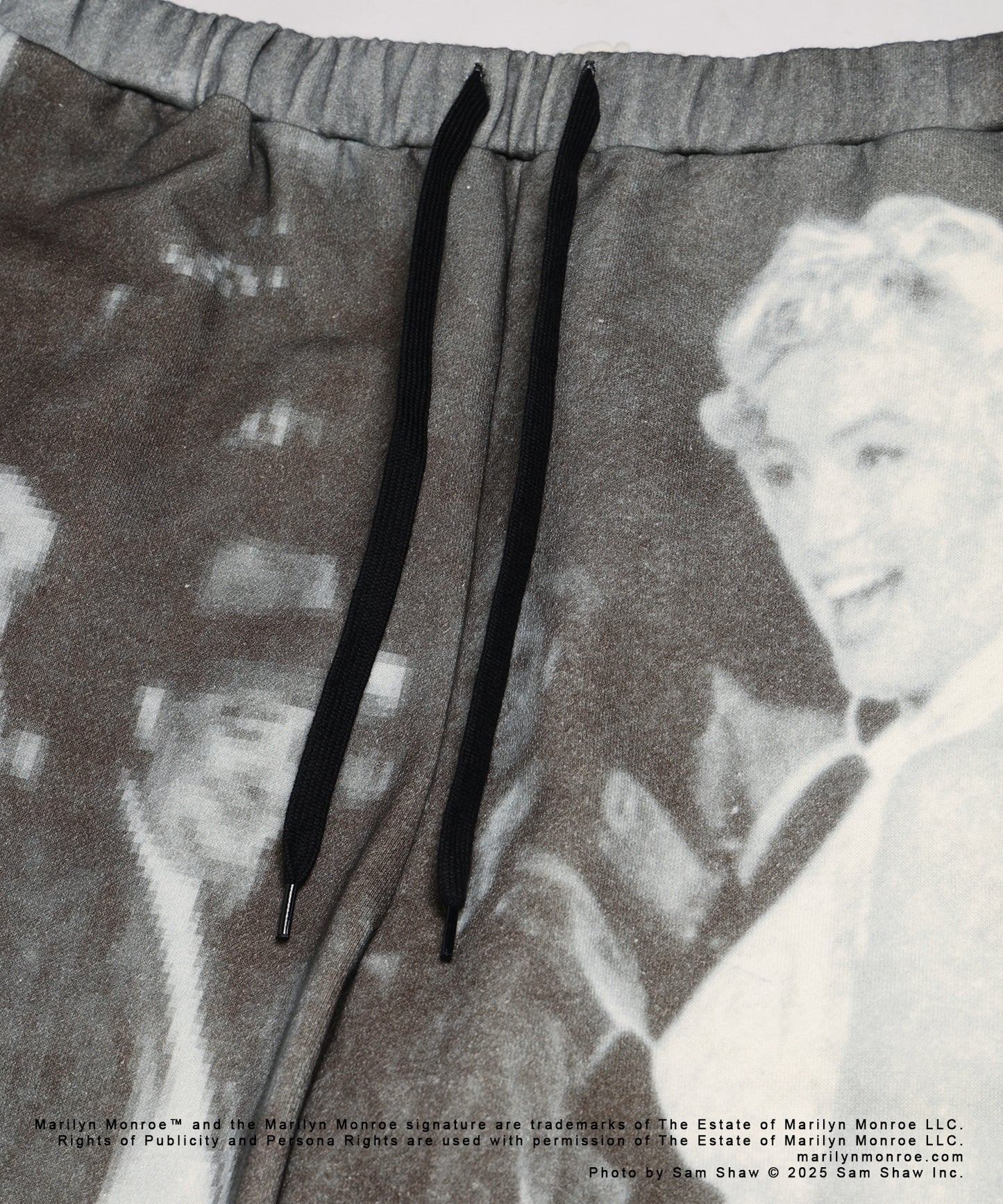 MARILYN MONROE INKJET PRINT SWEAT PANTS