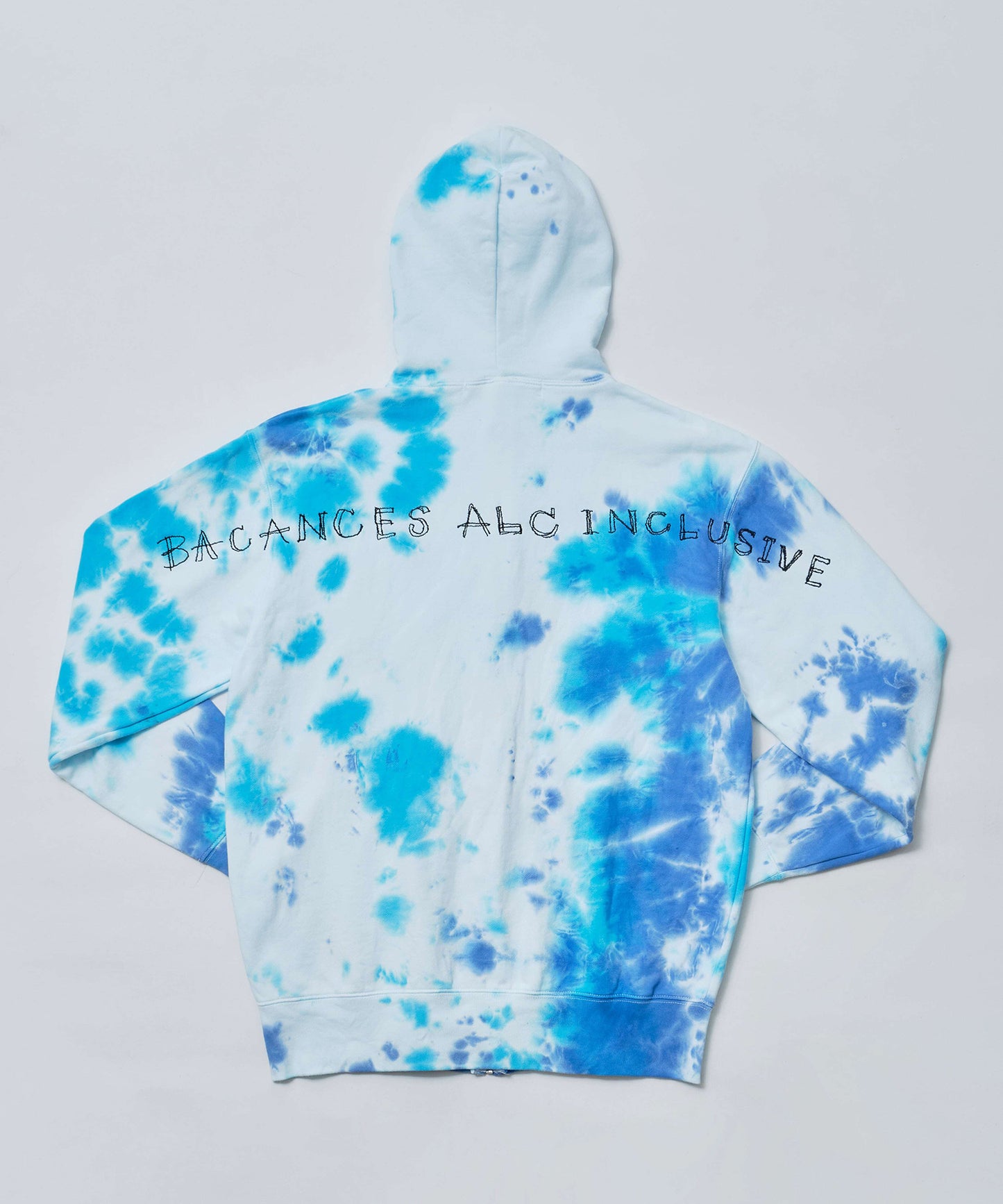 BLC ZIP TIE DYE HOODIE[ALEX LOGO]