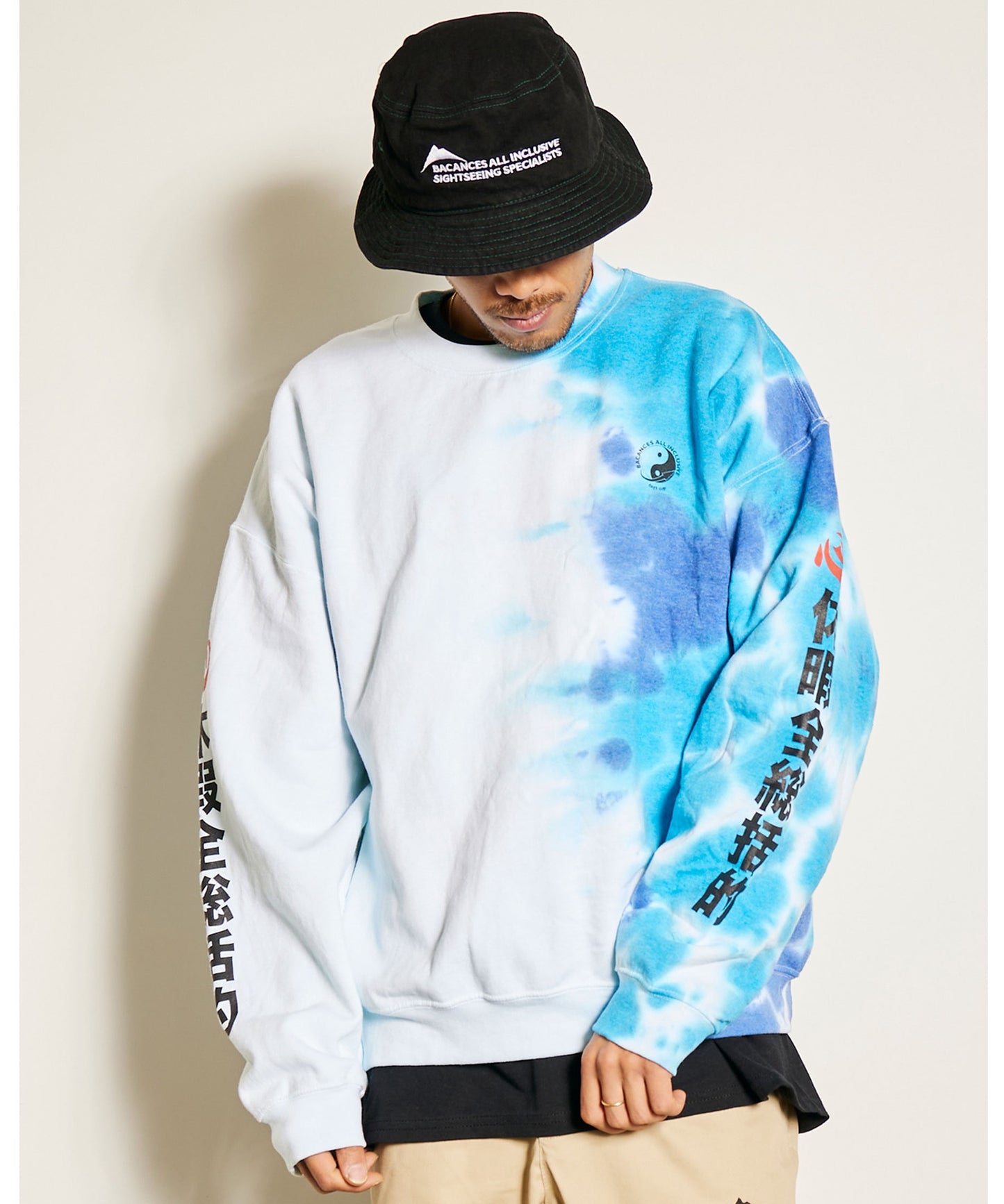 BC CREW NECK TIE DYE