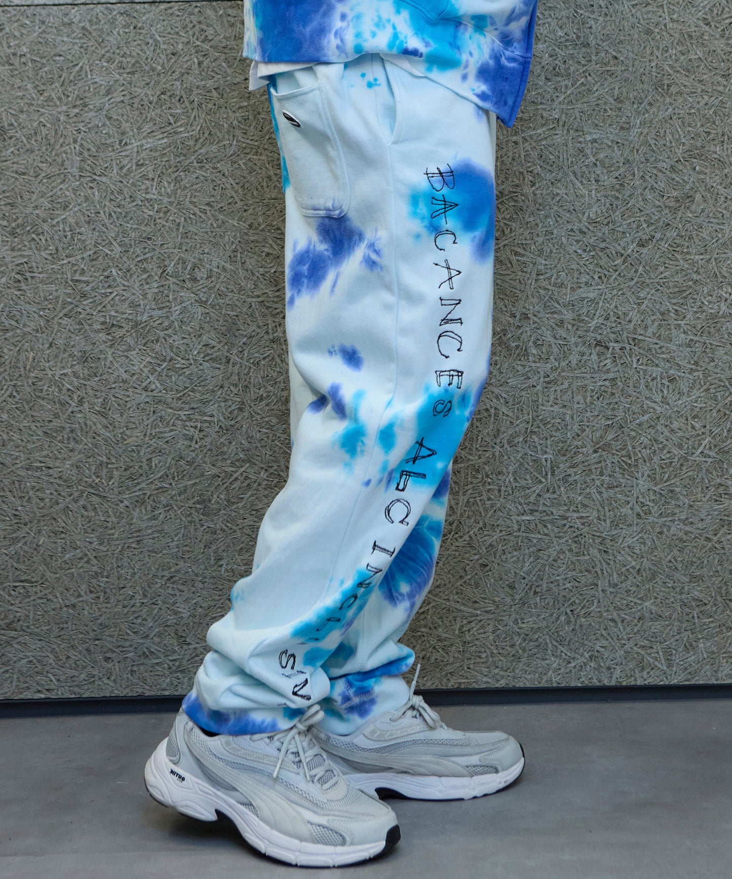 BLC TIE DYE SWEAT PANTS[ALEX LOGO]