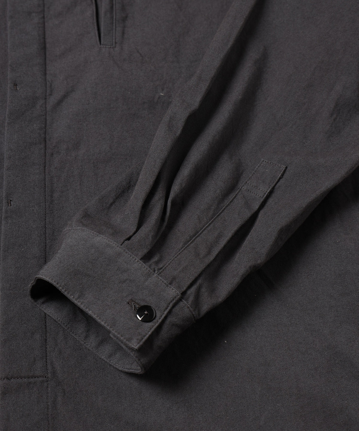 square collar over shirt