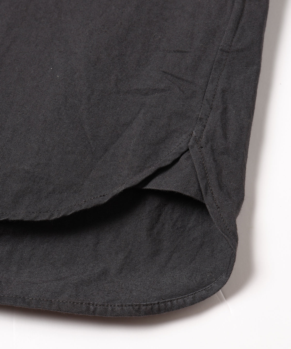 square collar over shirt