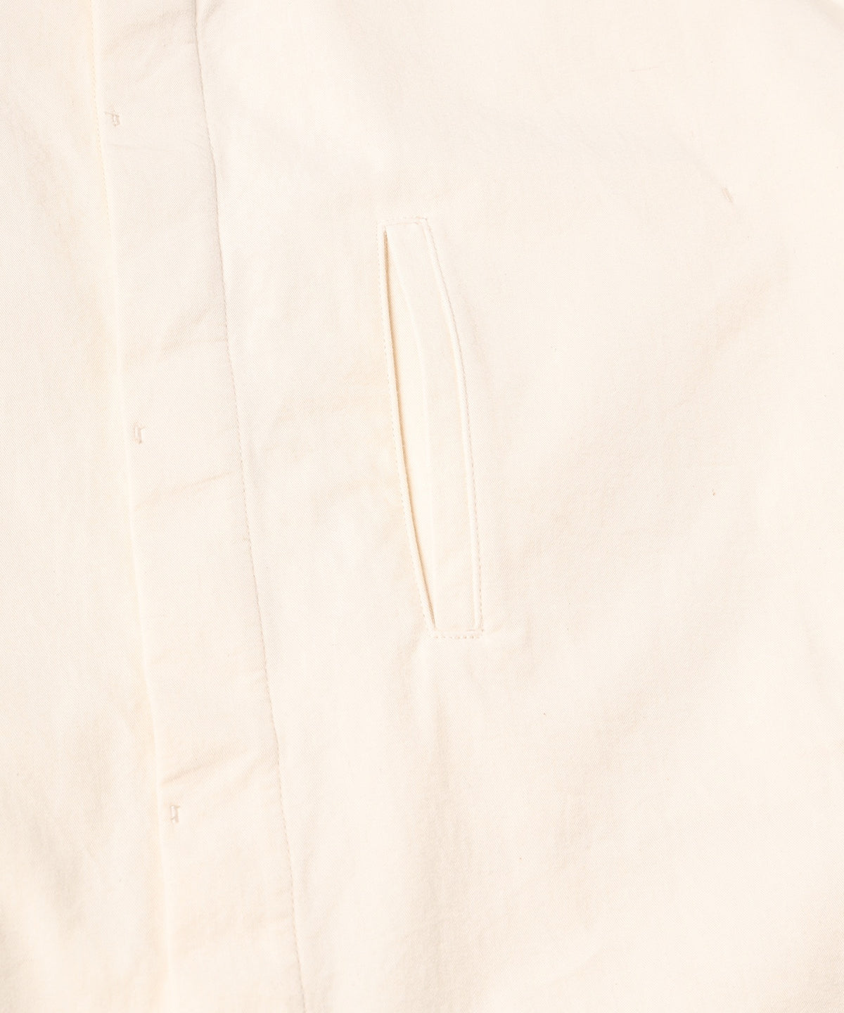 square collar over shirt