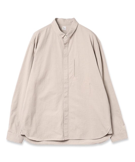 square collar over shirt