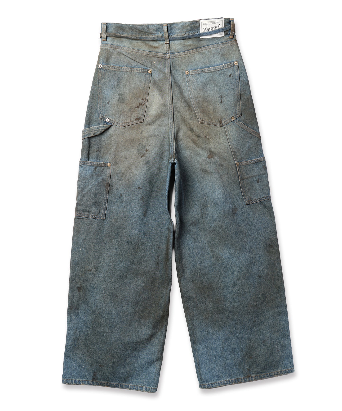 DOUBLE KNEE DENIM PANTS