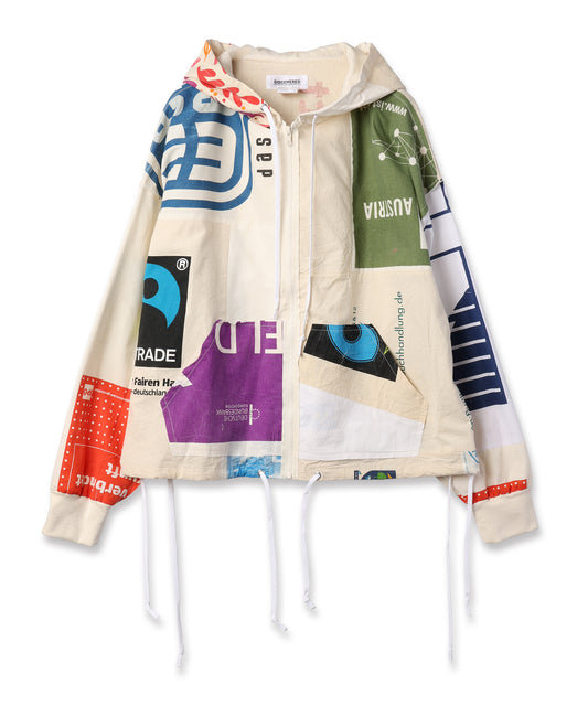 Eco Bag Patchwork Anorak Shirts