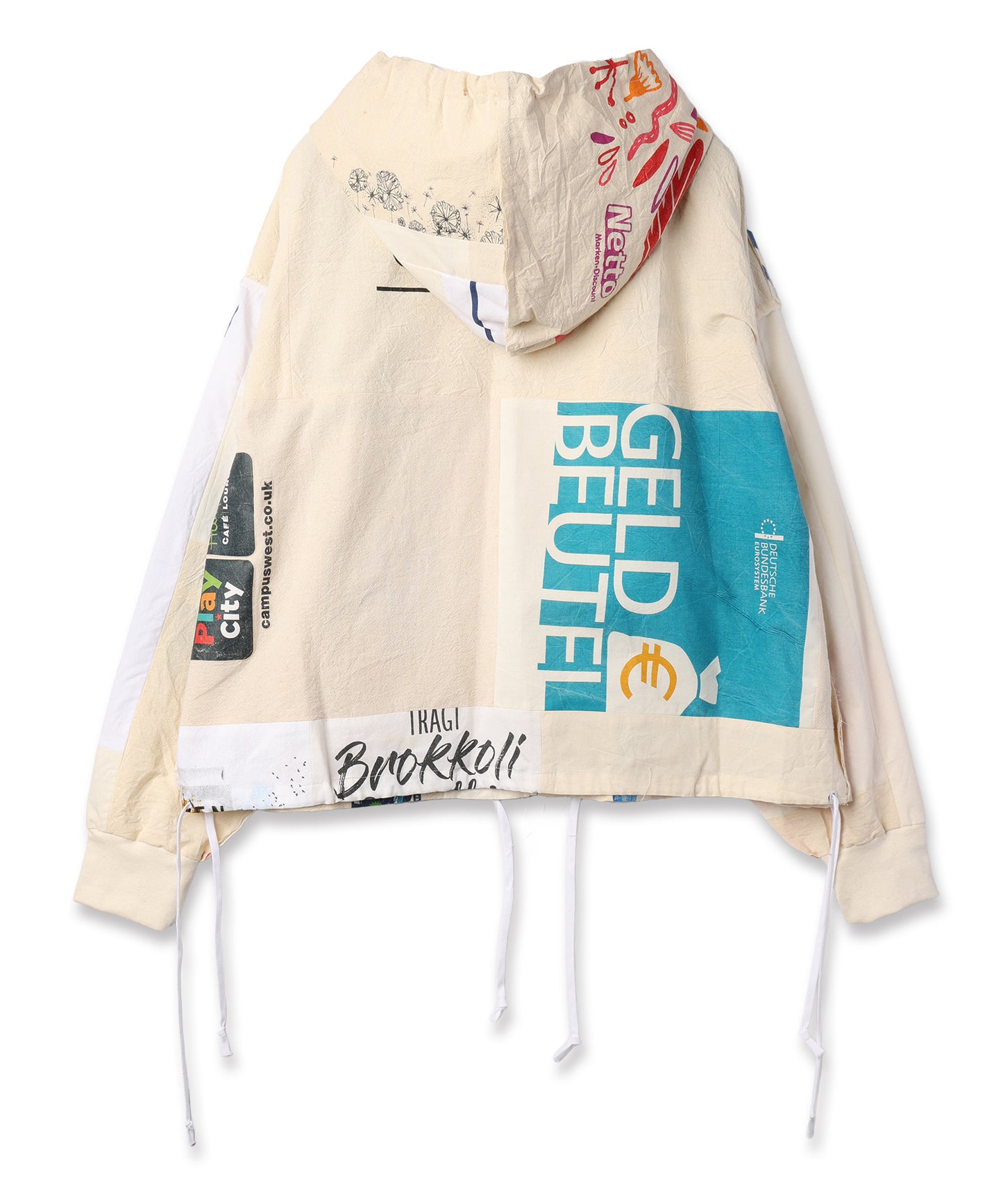 Eco Bag Patchwork Anorak Shirts