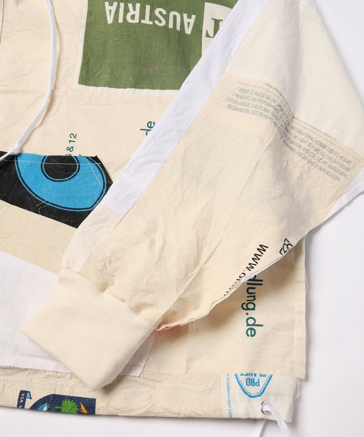 Eco Bag Patchwork Anorak Shirts