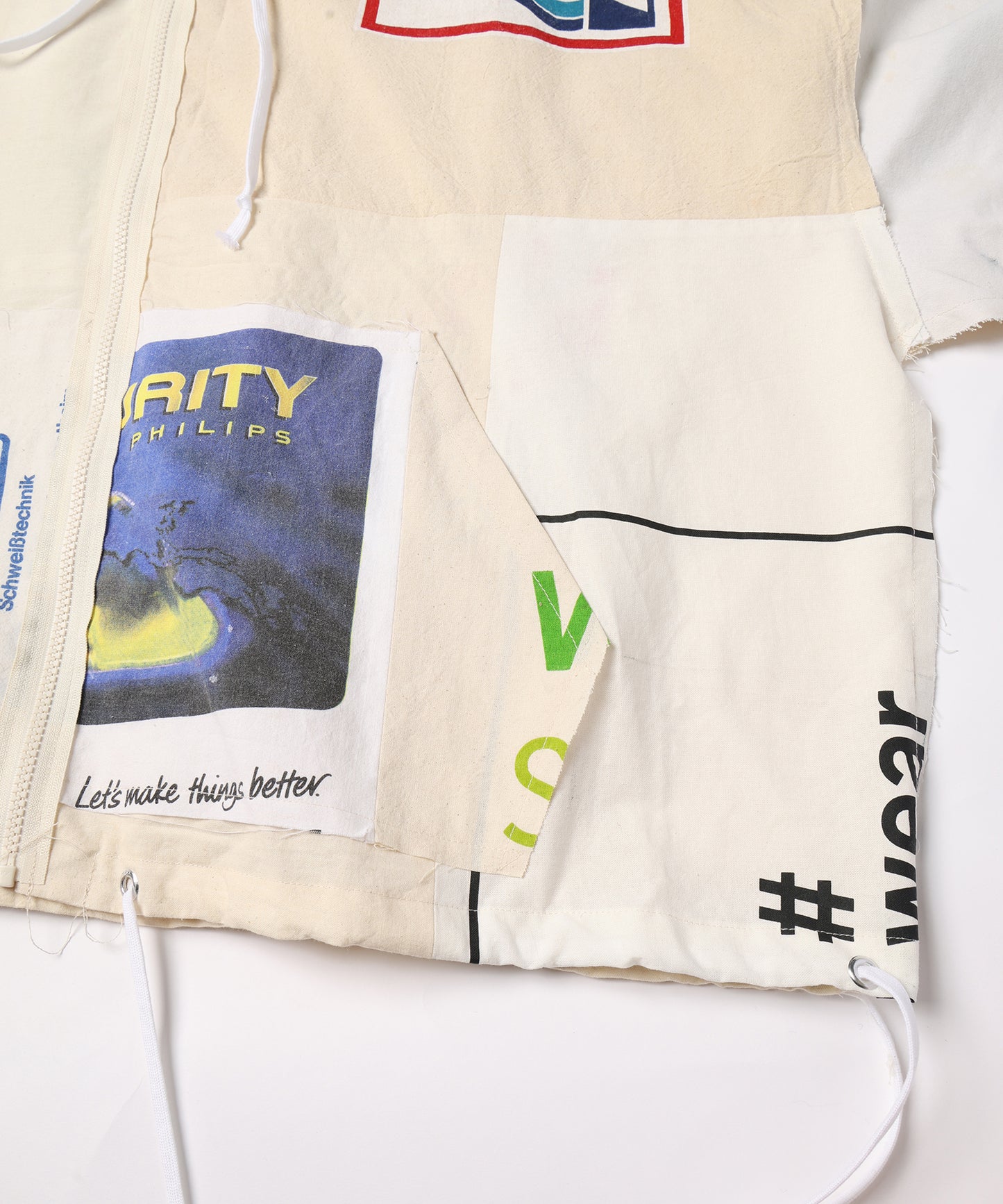 Eco Bag Patchwork Anorak Shirts