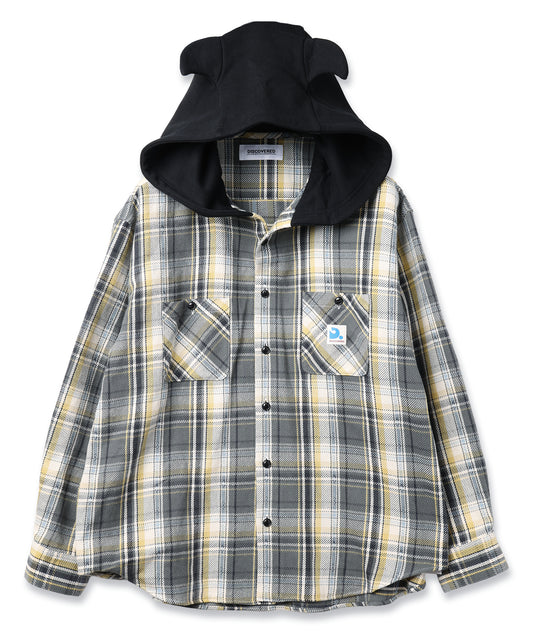 DEVILS HOODIE CHECK SHIRTS