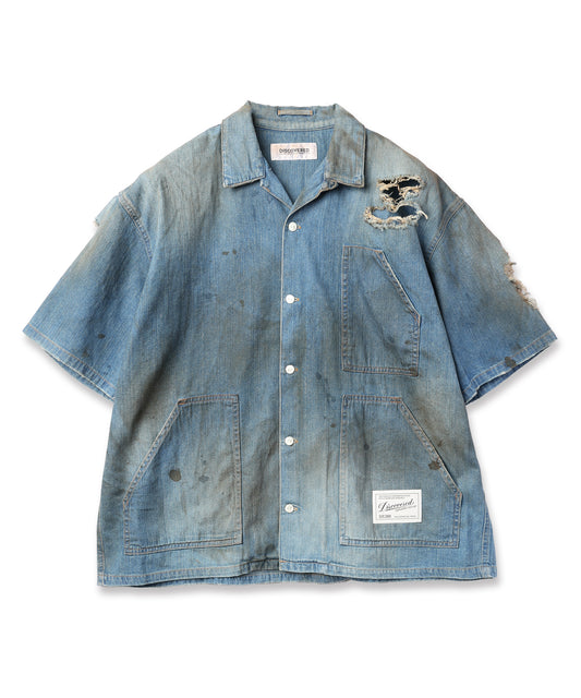 SHORT SLEEVE DENIM SHIRTS