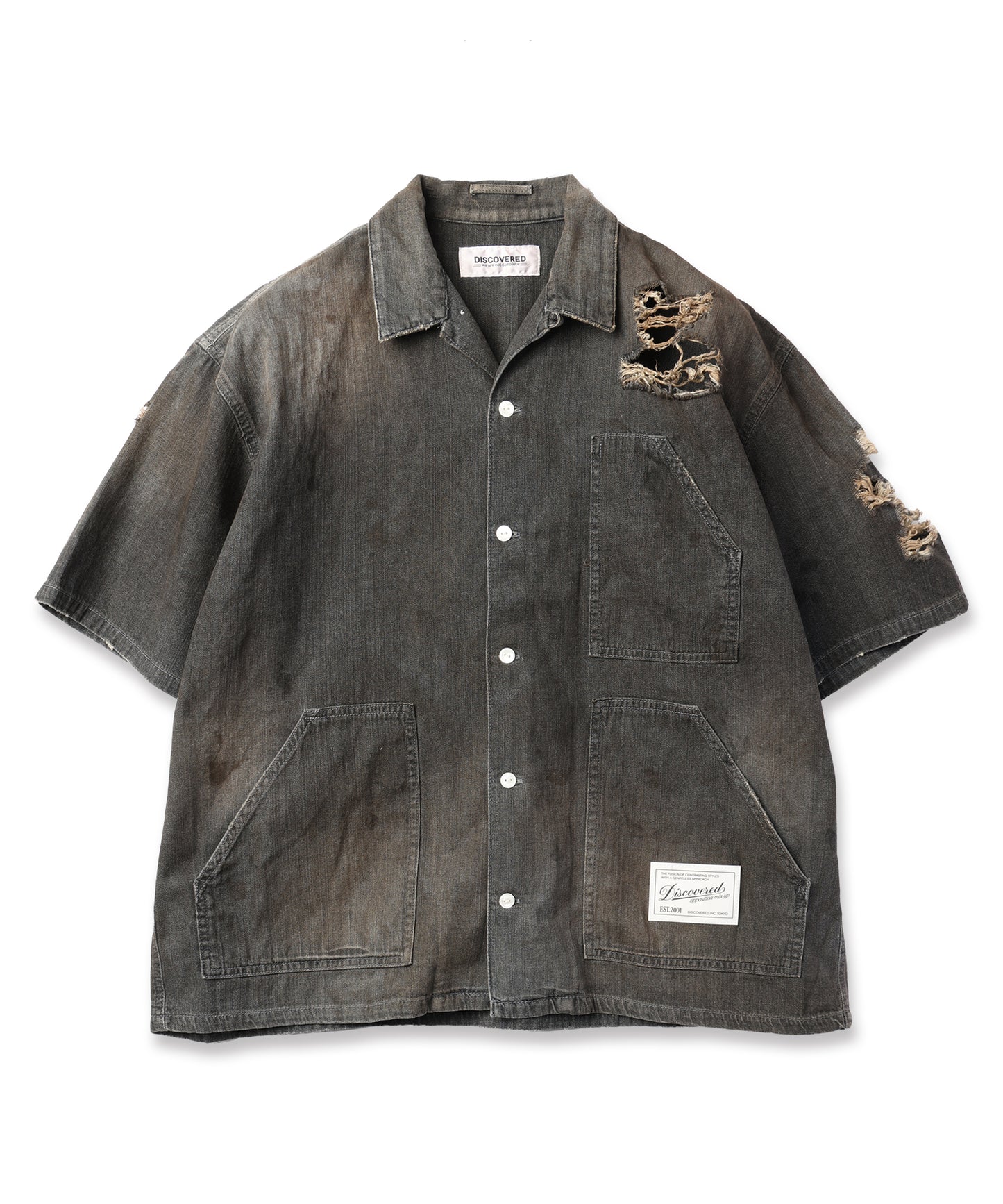 SHORT SLEEVE DENIM SHIRTS