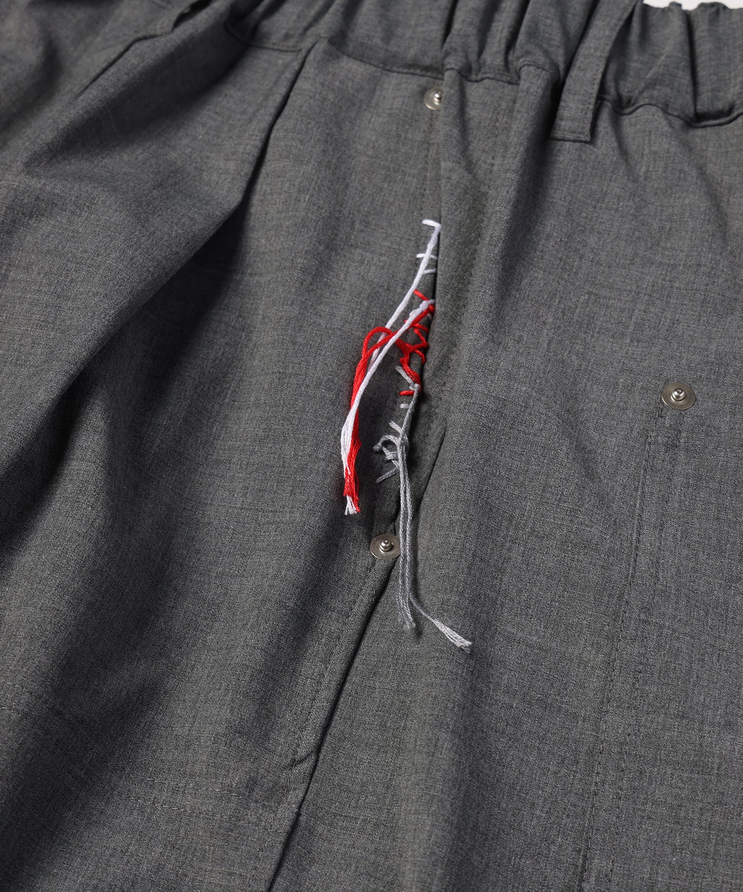 SUMMER WOOL LOOPING WIDE SHORTS