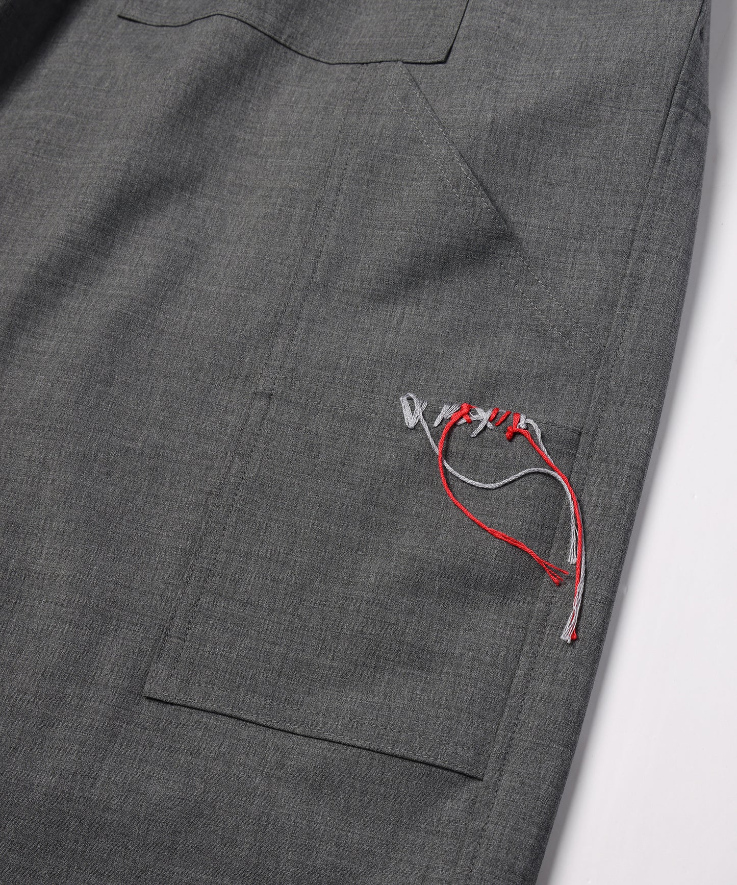 SUMMER WOOL LOOPING WIDE SHORTS