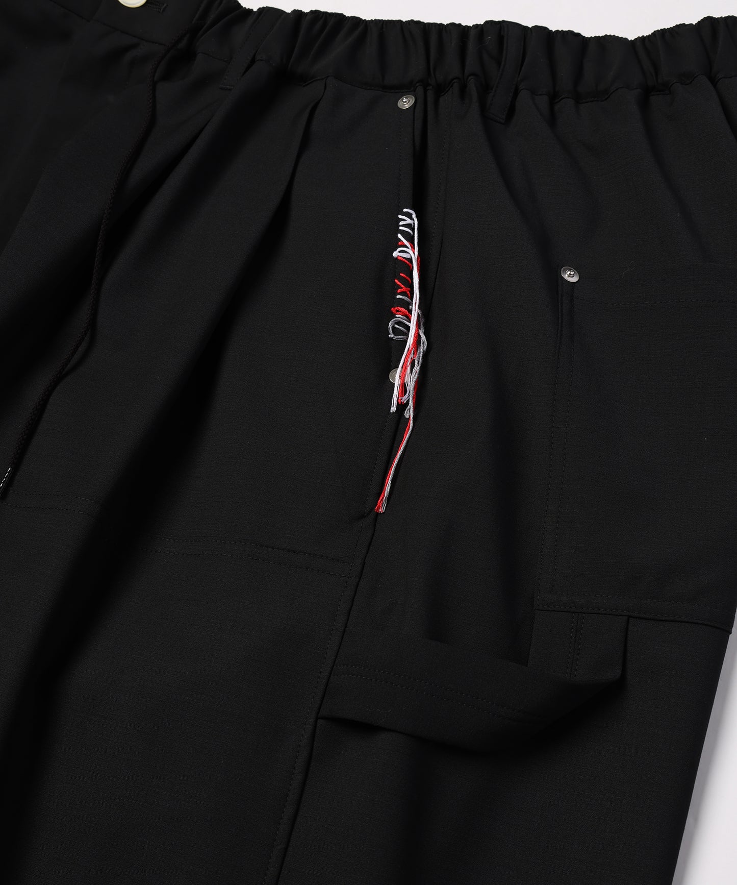 SUMMER WOOL LOOPING WIDE SHORTS