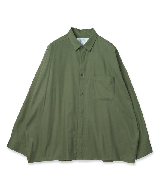 コットンビエラワイドBOXシャツ