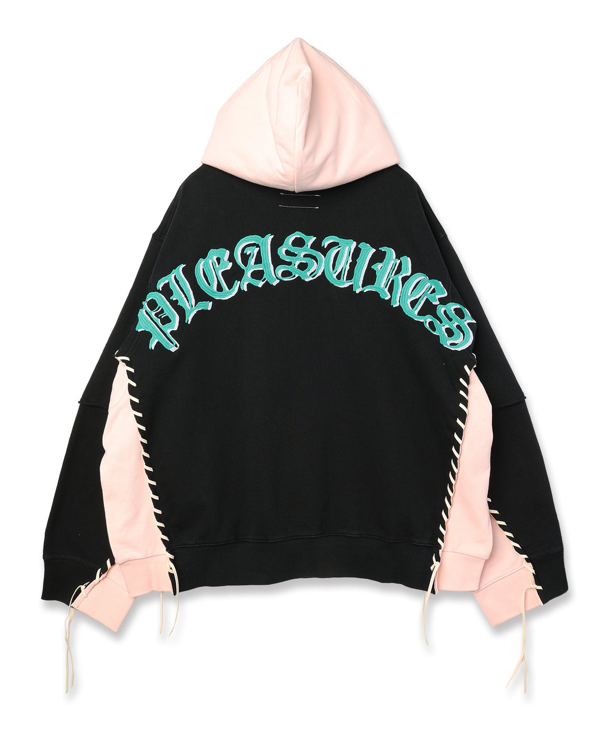 PLEASURES x DISCOVERED DOUBLE LAYERED HOODIE