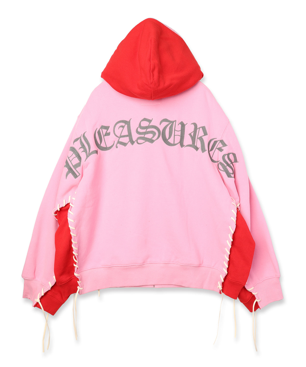 PLEASURES x DISCOVERED DOUBLE LAYERED HOODIE