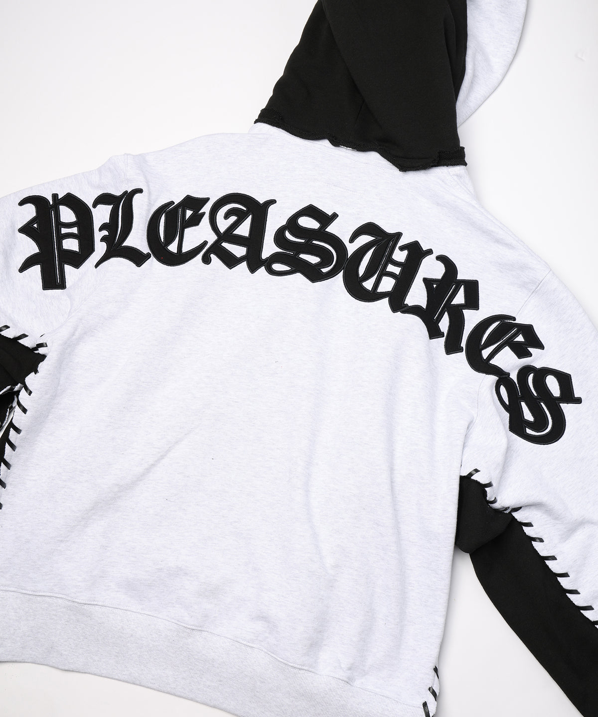 PLEASURES x DISCOVERED DOUBLE LAYERED HOODIE