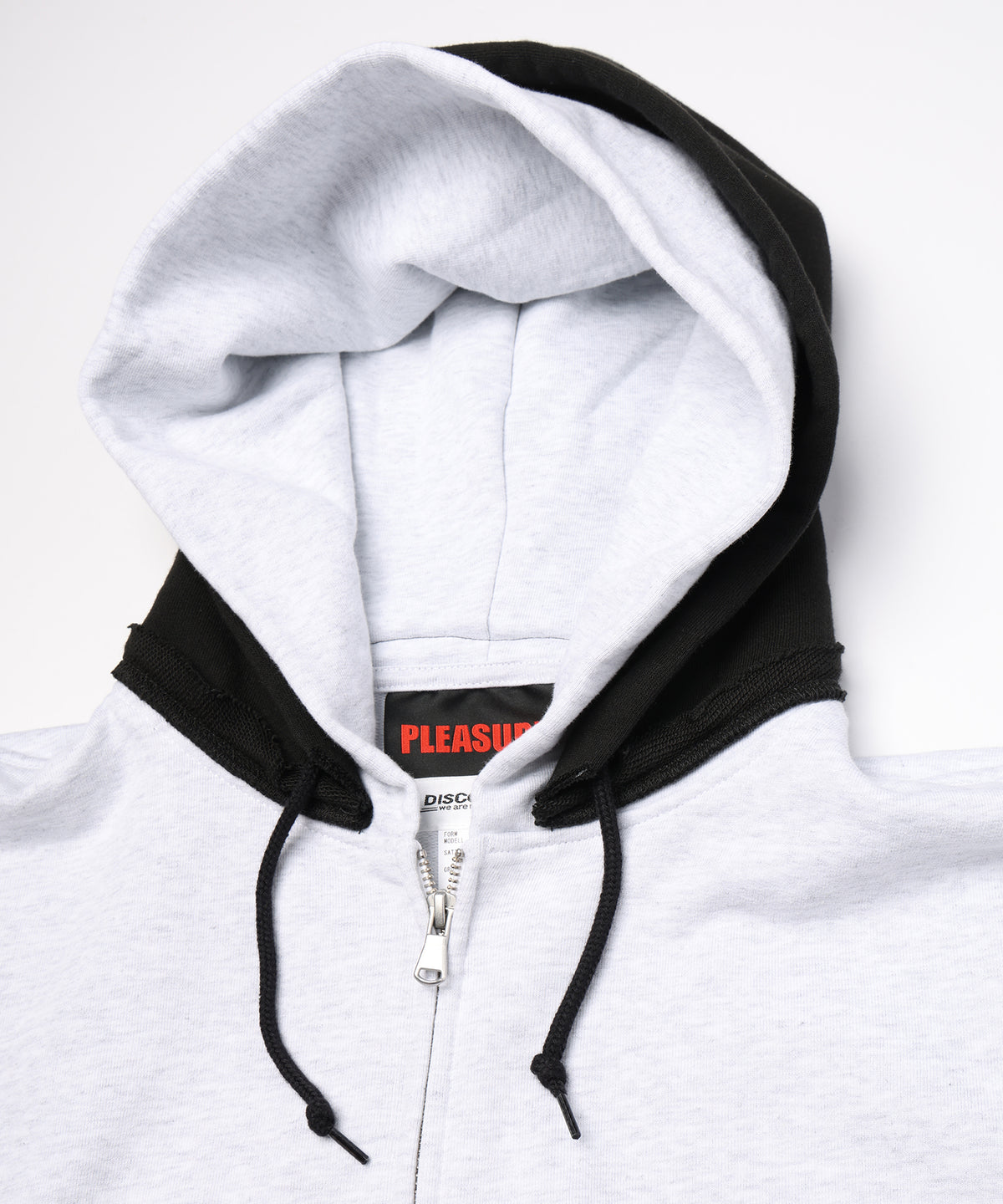 PLEASURES x DISCOVERED DOUBLE LAYERED HOODIE