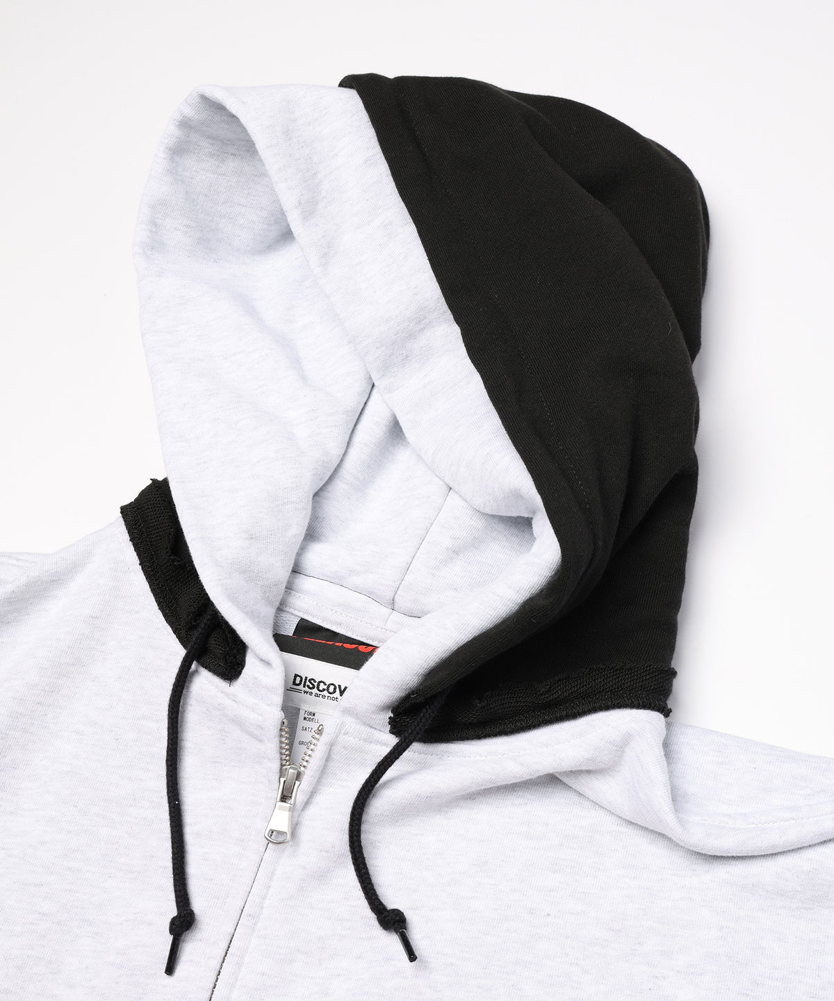 PLEASURES x DISCOVERED DOUBLE LAYERED HOODIE