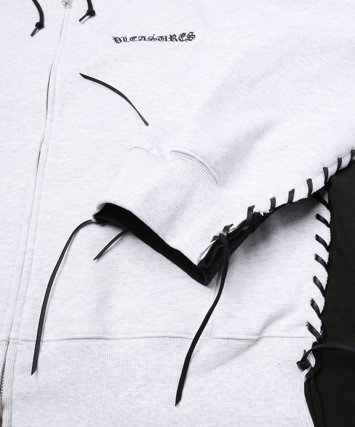 PLEASURES x DISCOVERED DOUBLE LAYERED HOODIE