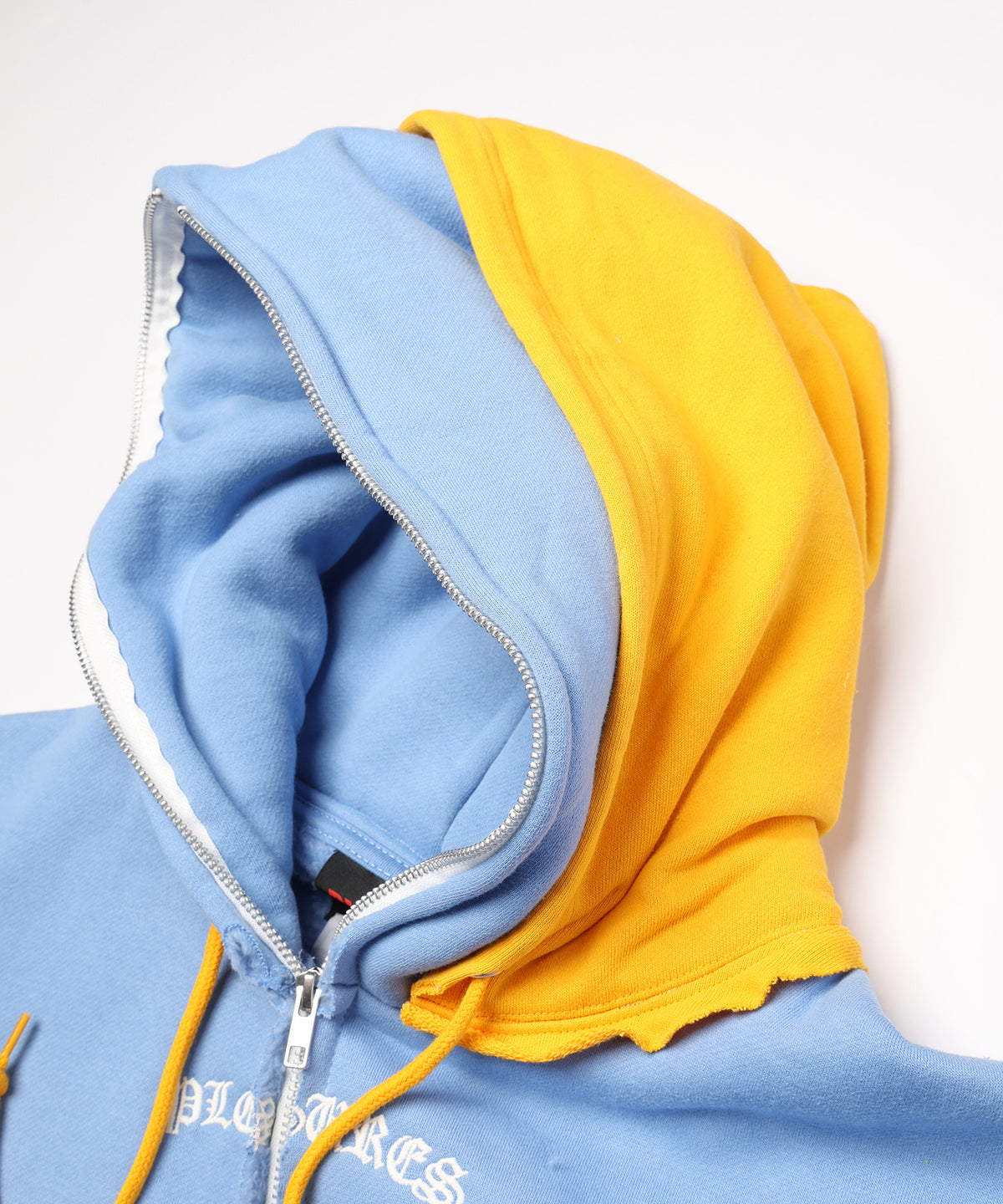 PLEASURES x DISCOVERED DOUBLE LAYERED HOODIE