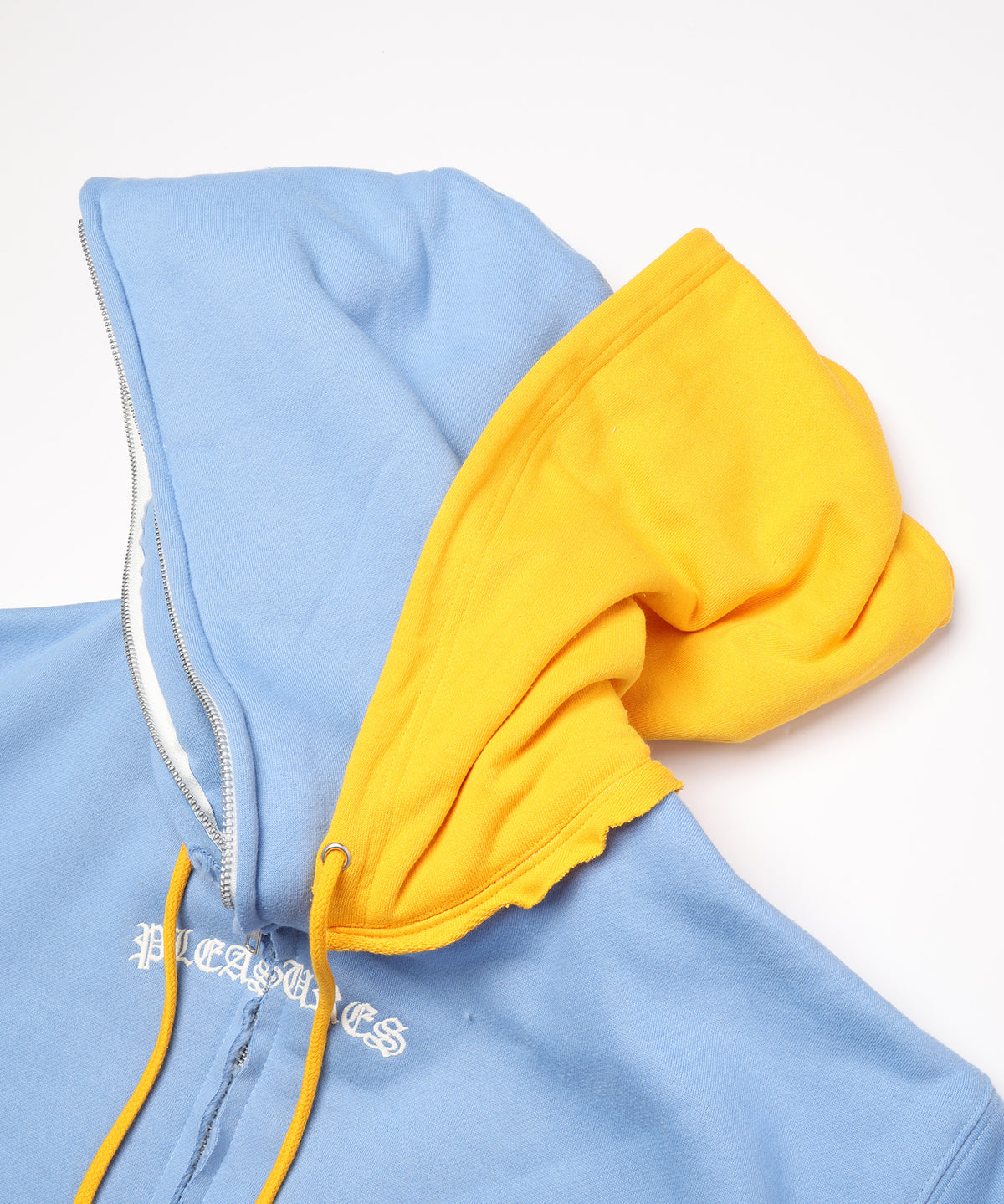 PLEASURES x DISCOVERED DOUBLE LAYERED HOODIE