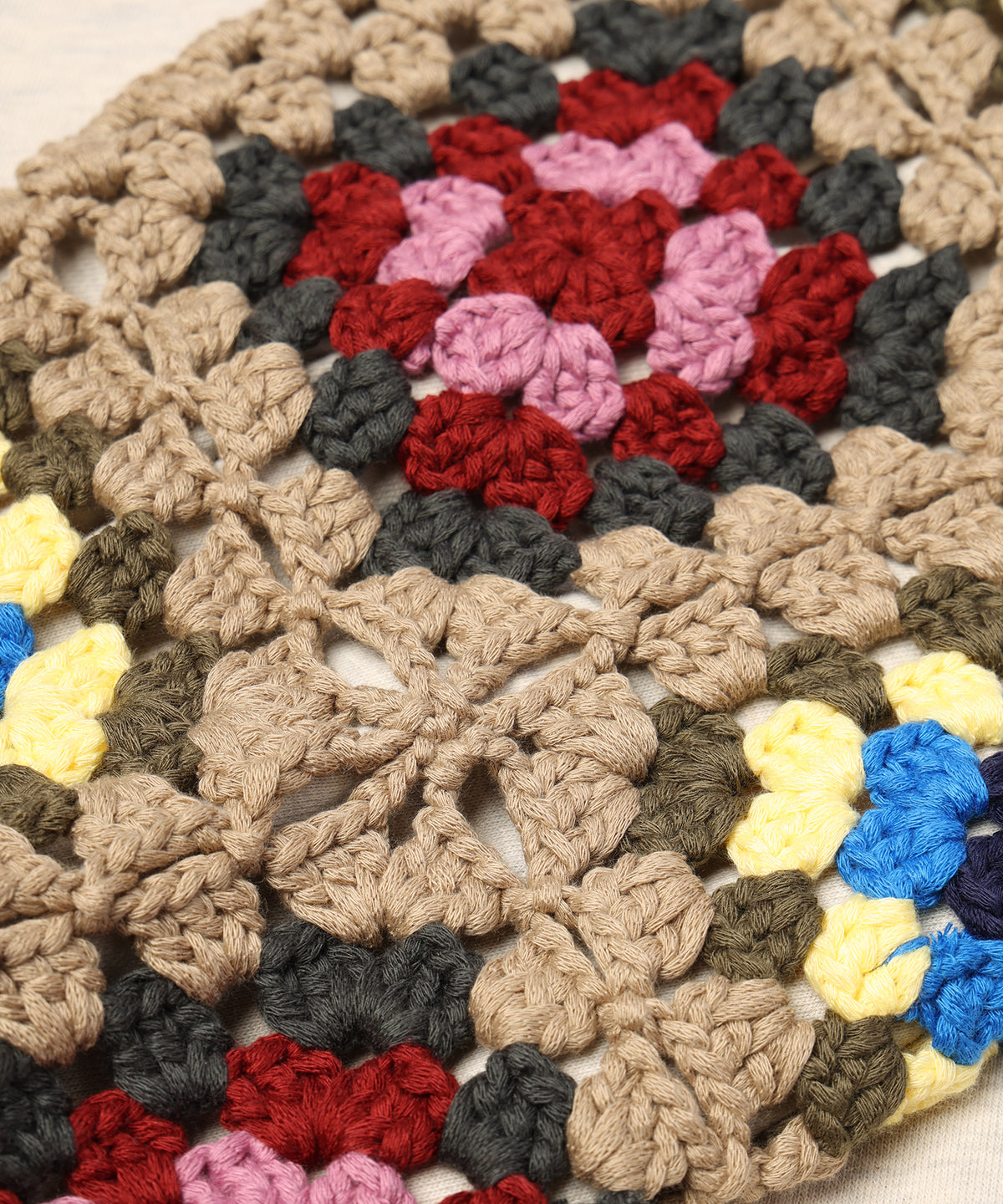 CROCHET SLEEVE SWEAT