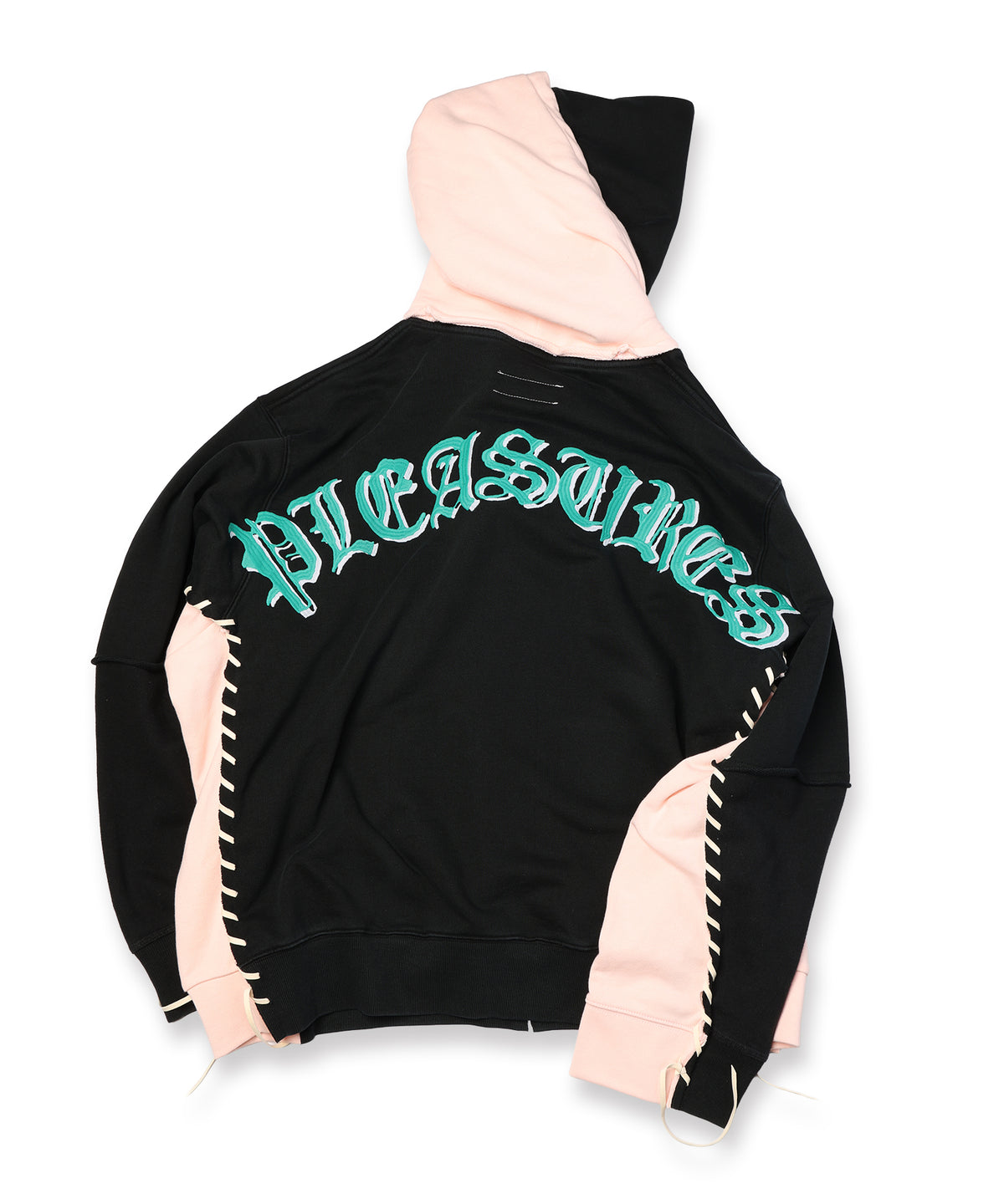 PLEASURES x DISCOVERED DOUBLE LAYERED HOODIE
