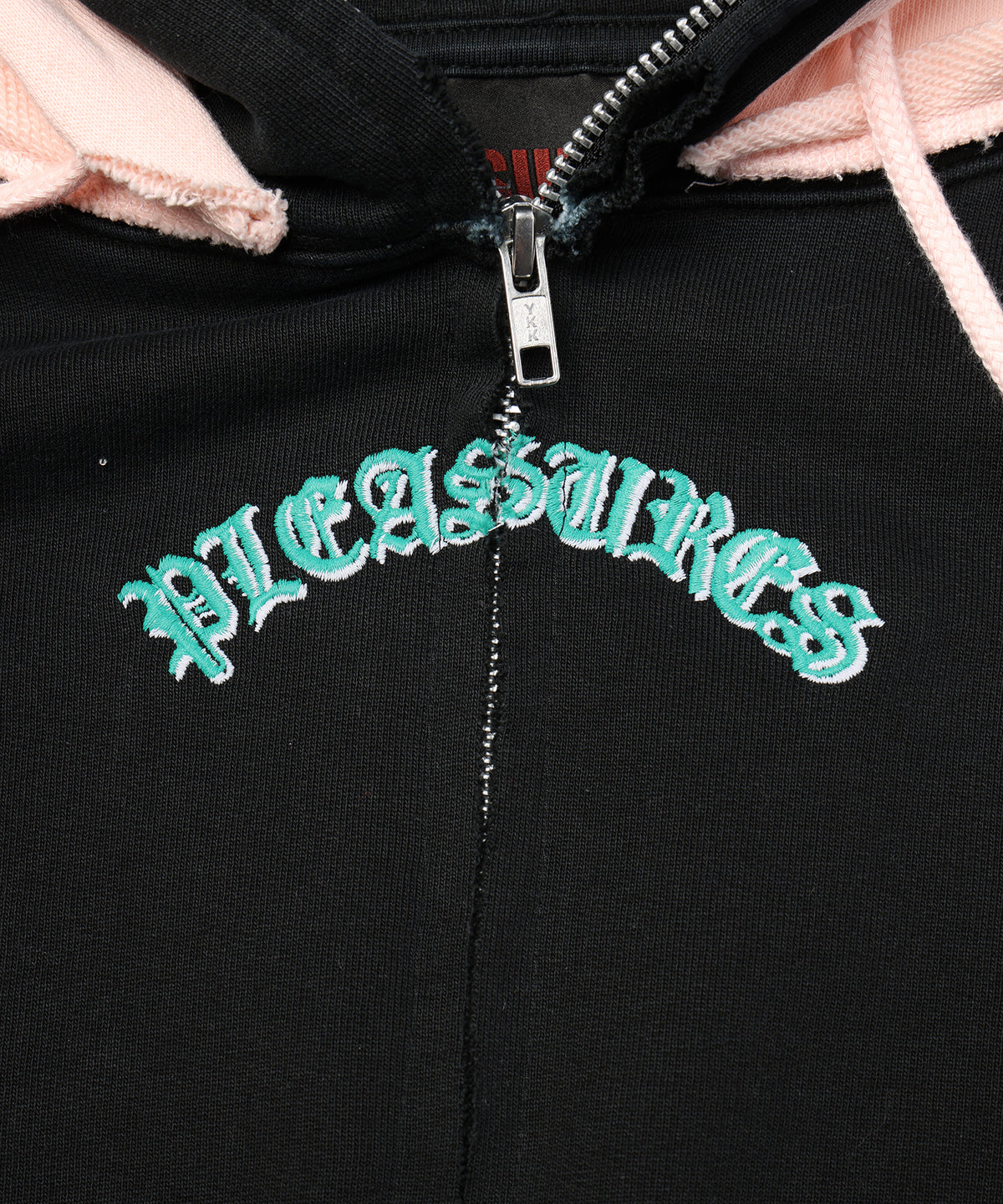 PLEASURES x DISCOVERED DOUBLE LAYERED HOODIE