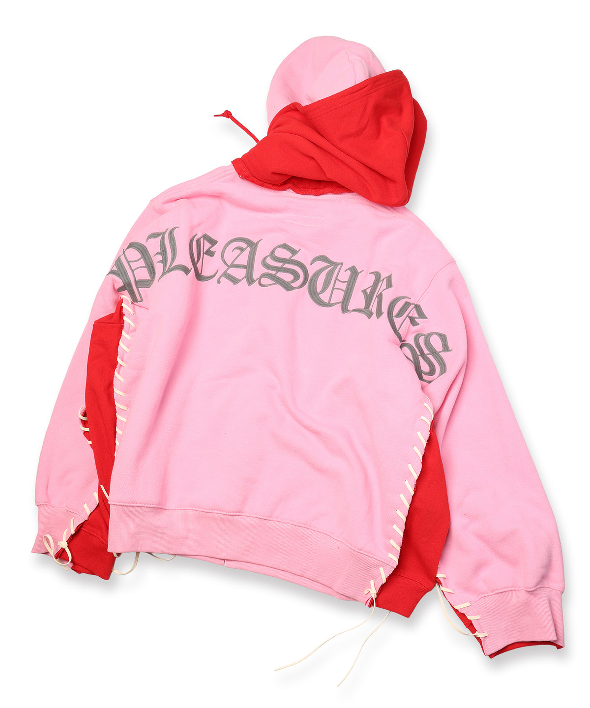 PLEASURES x DISCOVERED DOUBLE LAYERED HOODIE