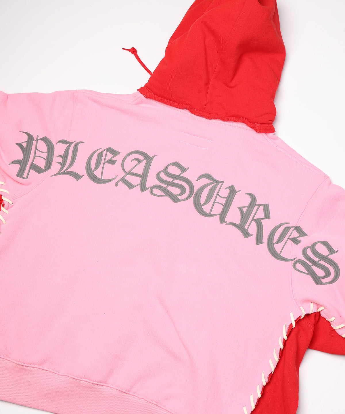 PLEASURES x DISCOVERED DOUBLE LAYERED HOODIE
