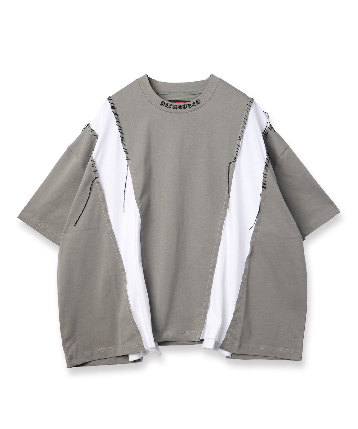 PLEASURES x DISCOVERED DOCKING WIDE TEE