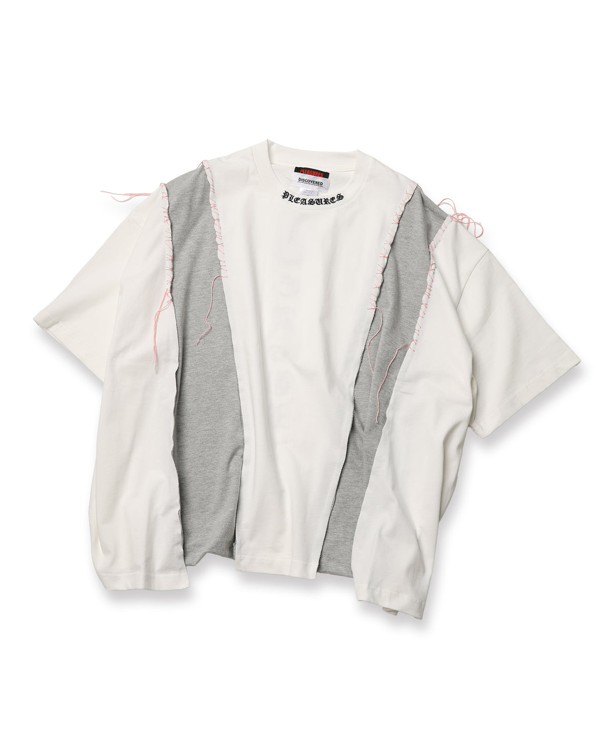 PLEASURES x DISCOVERED DOCKING WIDE TEE