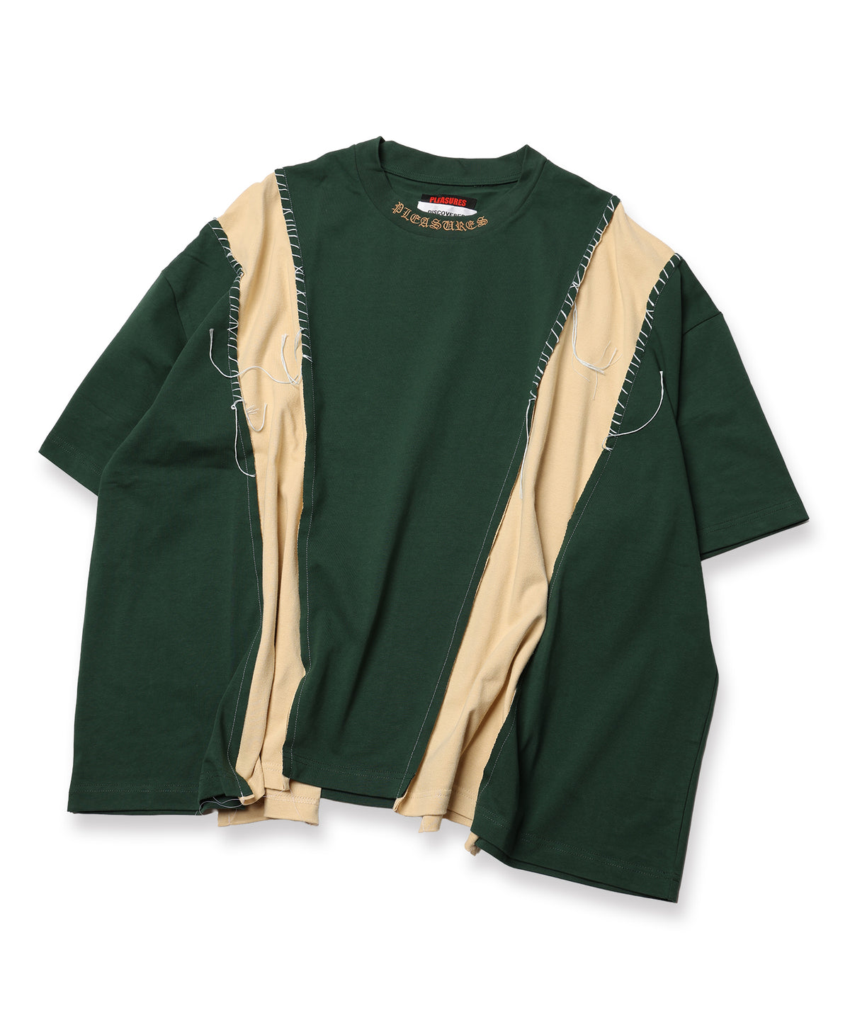 PLEASURES x DISCOVERED DOCKING WIDE TEE