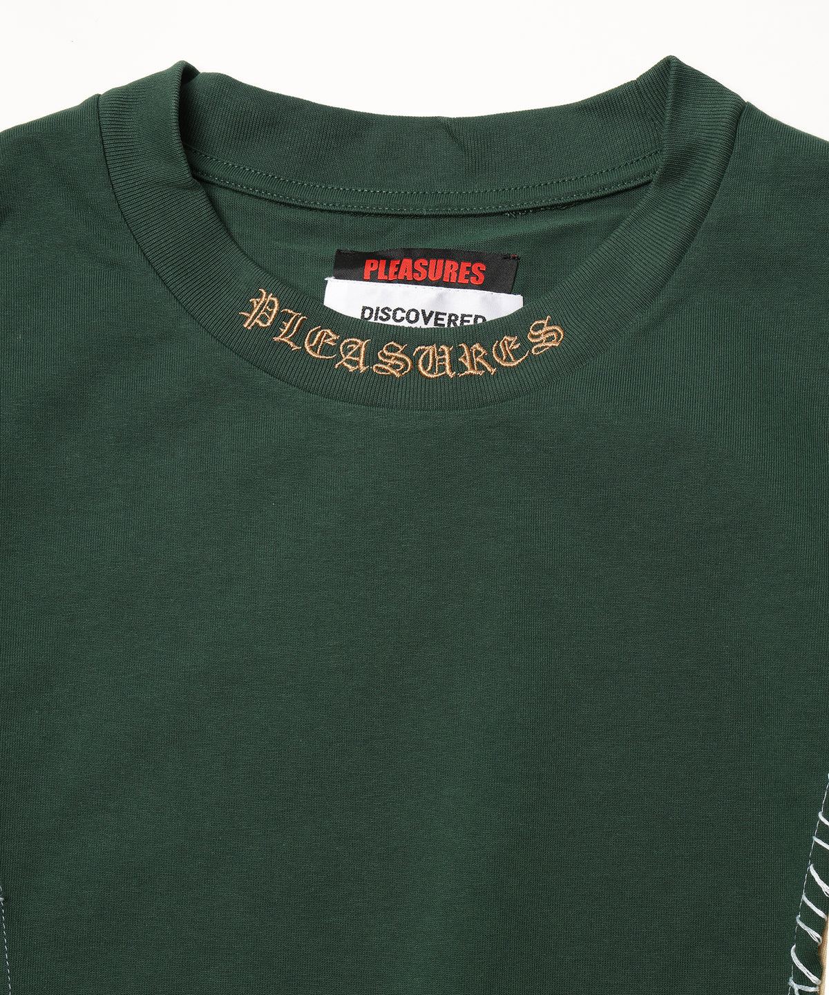 PLEASURES x DISCOVERED DOCKING WIDE TEE