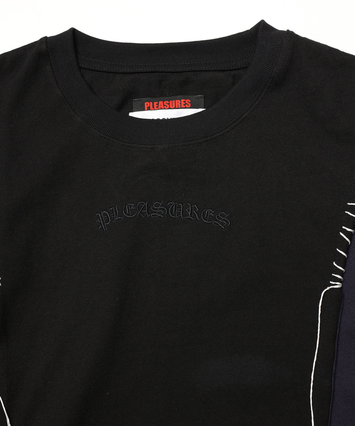 PLEASURES x DISCOVERED DOCKING WIDE TEE